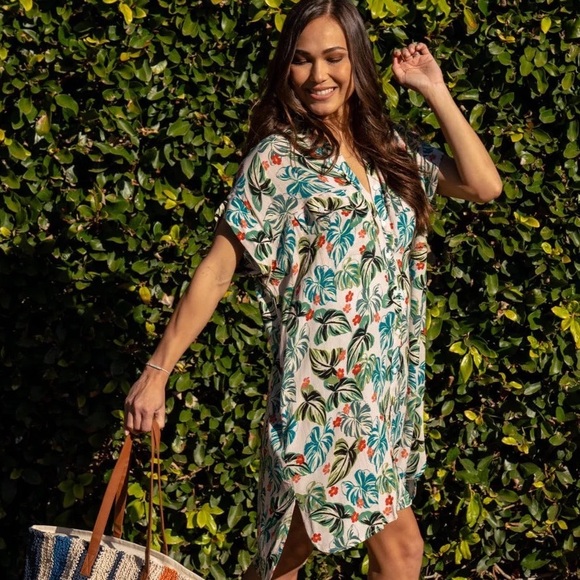 Lost + Wander Other - Lost + Wander The Seascape Coverup Dress Luau on the Beach M/L